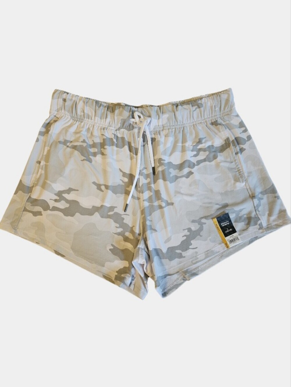Athletic Works Gray Camoflage Athletic Shorts Size L NWT